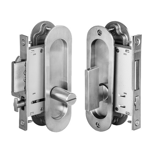 Linnea Pocket Door Lock with ADA Knob Wayfair